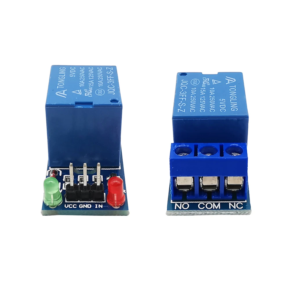 Одноканальный релейный модуль 5 В 1 шт. низкоуровневая интерфейсная плата