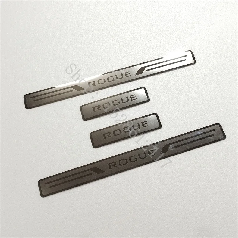 

For Nissan Rogue X-Trail T32 Sticker Styling Door Sill Scuff Plate Trim Auto Protector Stainless 2014 2015-2022 Car Accessories