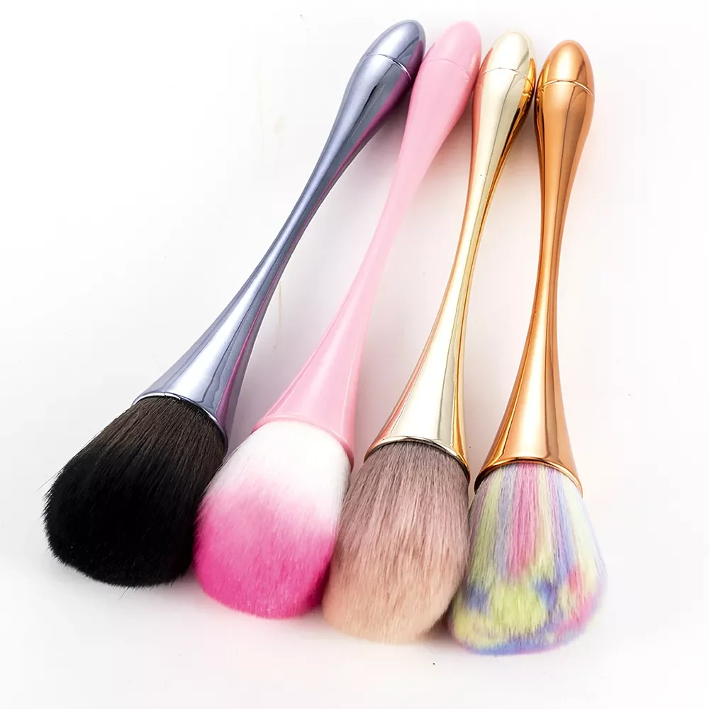 

1Pcs Nail Cleaning Blush Brush Remove Dust Powder Cleaner Acrylic UV Gel Art Tool Professional Powder Foundation Makeup Brushes