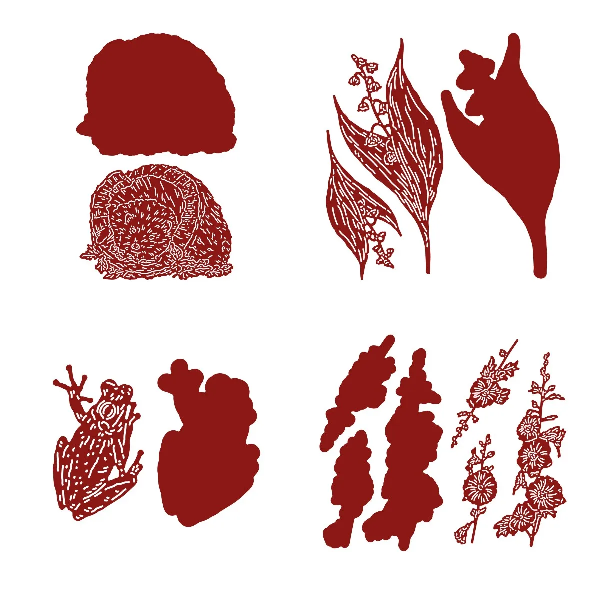 

Frog Flower Tree Mouse Metal Cutting Dies Diy Scrapbooking Craft Photo Template Decor February 2023 Release