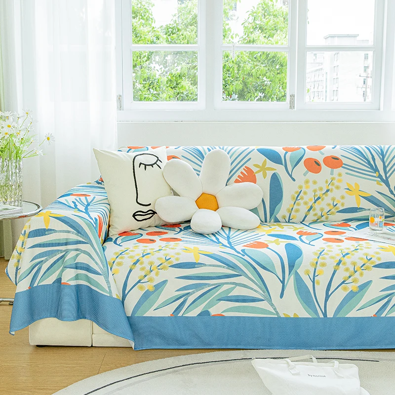 Blanket For Living Room Deco Universal Anti-slip Protector Couch Cover