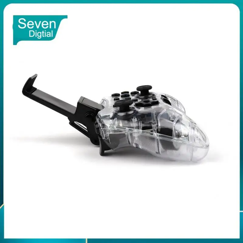 

Durable For Android Ios Phone Computer 360 High-precision Joystick Dazzling Light Handle Stylish Portable Clear Crystal Handle