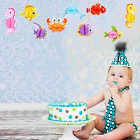 centerpieces honeycomb 3d ocean themed marine creature honeycomb decoration for birthday shower party