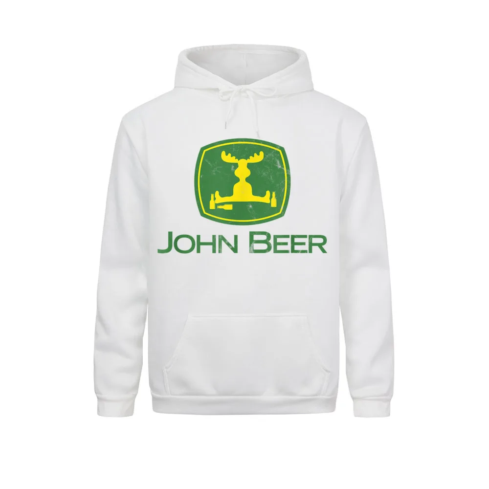 2022 Забавный трактор Джон пиво олень винтажный фермер свитшоты с длинным рукавом