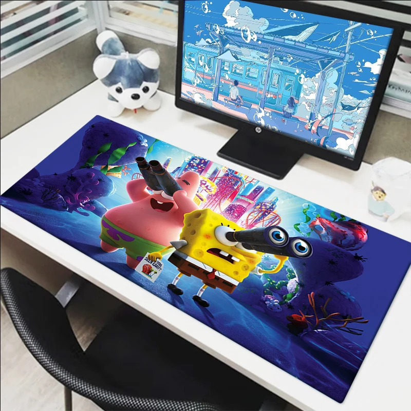 

Anime Mouse Pad Spongebobs Carpet Large Desk Desktop Accessories Pads Extended Mousepad Gamer Gaming Mat Mats Game Mause 900x400