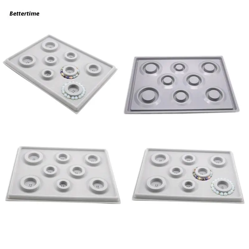 

B36D 2 шт. доска из бисера, браслет из бисера, органайзер для ювелирных изделий, лоток, дизайн «сделай сам», ручные инструменты