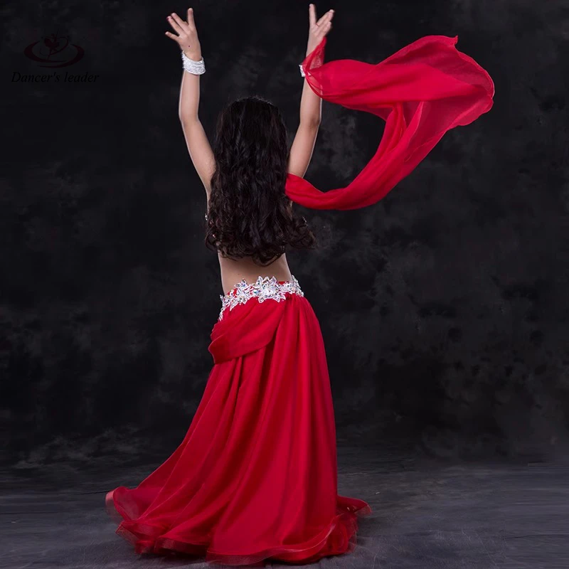 Платье для танца живота длинная юбка с разрезом высокого класса кисточка Hot Diamond