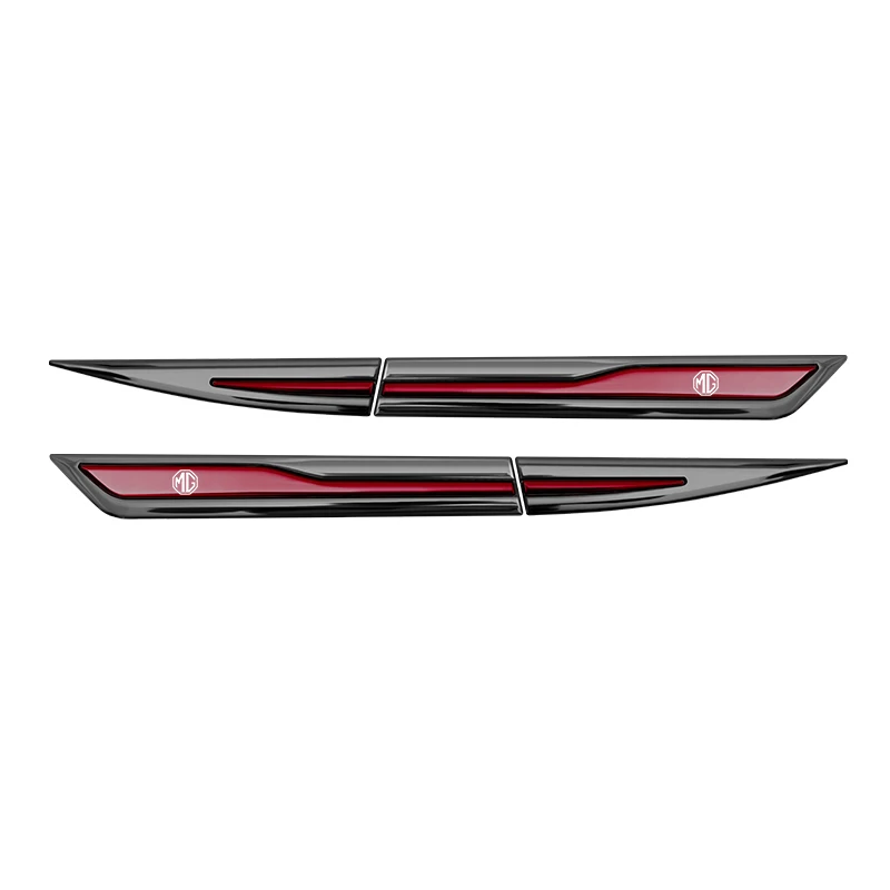 

Для MG ZS HS GT HECTOR MG3 MG5 MG6 MG7 2 шт. Авто дверное крыло, боковое лезвие, значок на кузов автомобиля, металлическая наклейка против царапин