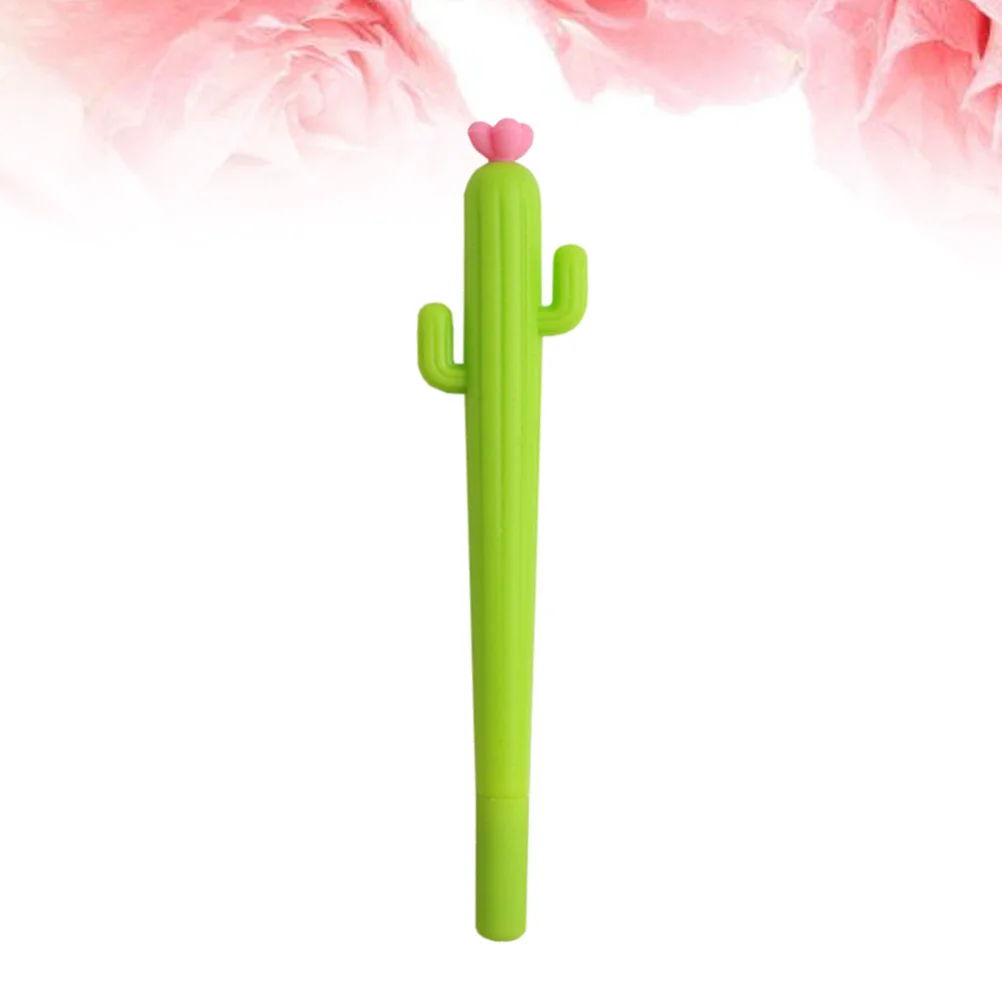 

Cactus Gel Pen Creative Gel Pen for Student Kid Child (Pink Flower Pattern)