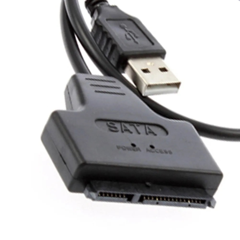 Фото Кабель-адаптер USB 2.0, длина 51 см, Y-образный, с поддержкой питания USB, для 2,5-дюймовых HDD/SSD, скорость передачи данных 480 Мбит/с, совместимость с XP и Windows №1