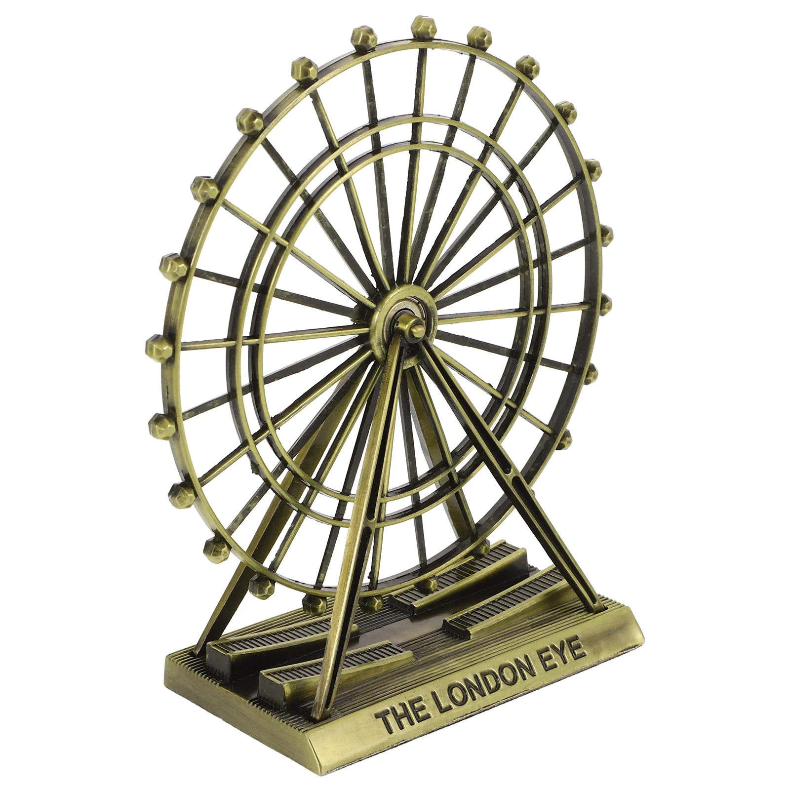 Бытовая модель колеса обозрения винтажный декор подставка предметы железный