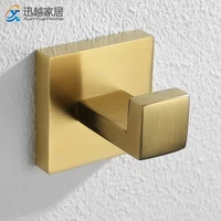 towel hanger robe hooks gold brushed 304 stainless steel clothes hook holder wall rack bathroom hardware pendant accessories
