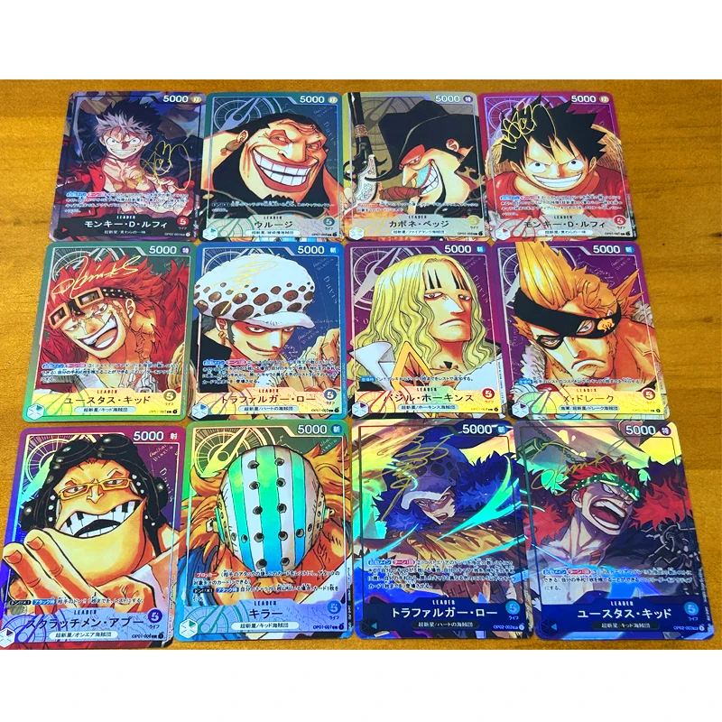 

12 шт. OPCG Luffy игрушки ACG хобби Коллекционная игра Коллекция аниме-открытки