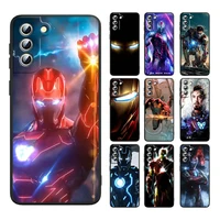 marvel avengers captain america for samsung s22 s21 s20 ultra pro fe 5g plus s10e s9 s8 s7 s6plus edge black silicone phone case