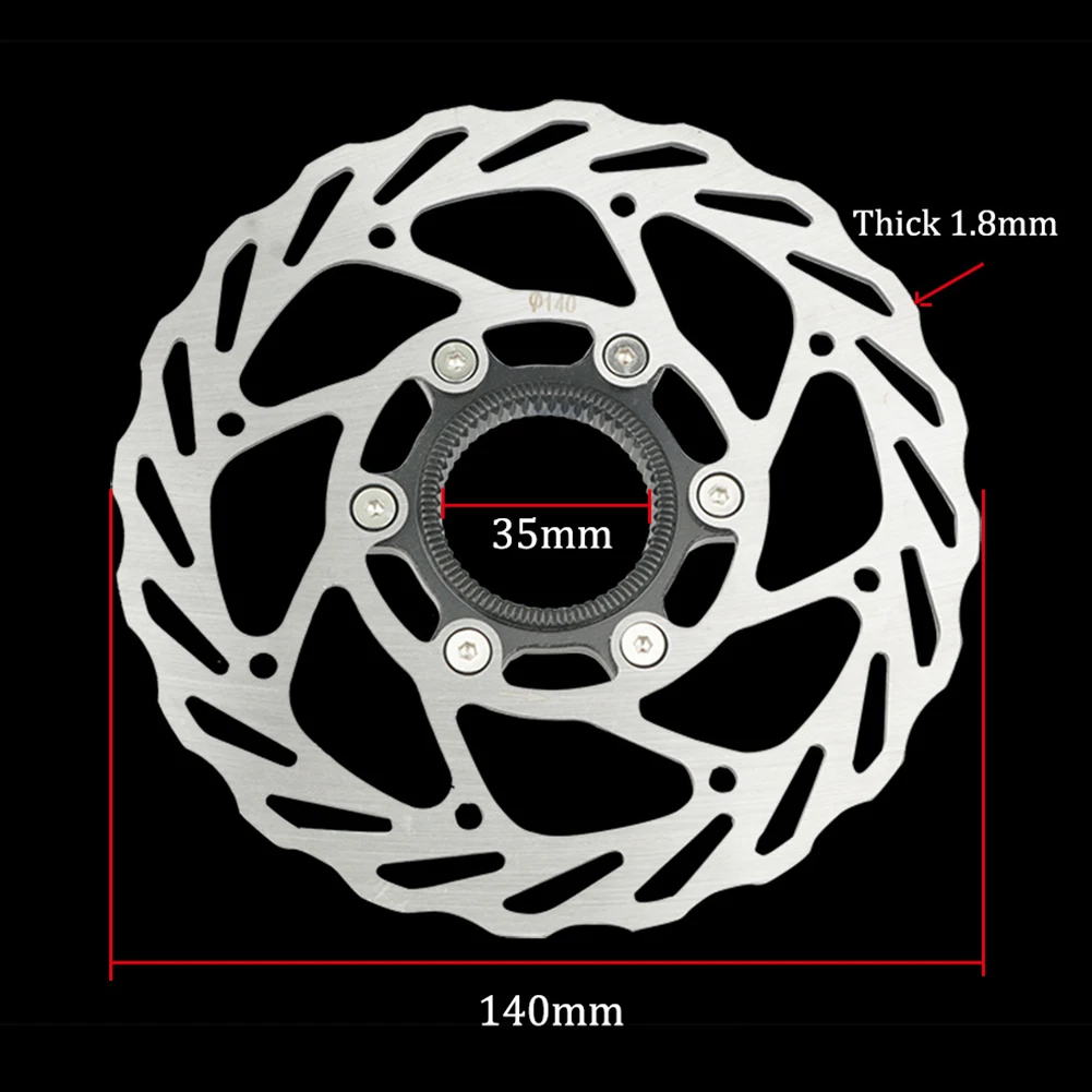 

160mm 180mm Disc Brake Rotor CenterLock Mountain Road Bike MTBHeat Dissipation Cooling Hollow Pads Hydraulic Disc Brakes