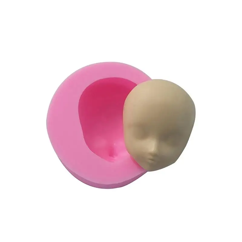 

DIY Face Silicone Mold Fondant Cake Molds Cake Decorating Tools Clay Chocolate Soap Molds Handmade Craft Clay Doll Face Mold
