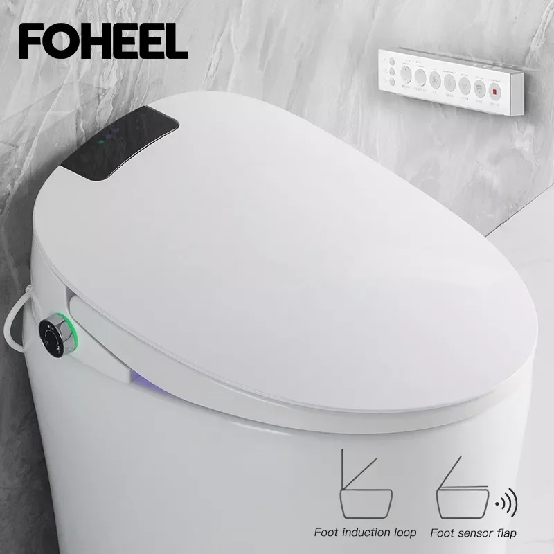 

Auto Open LCD Display Electric Bidet Cover Smart Bidet Heated Toilet Seat Sensor Seat WC Toilet Seat Automatic F8