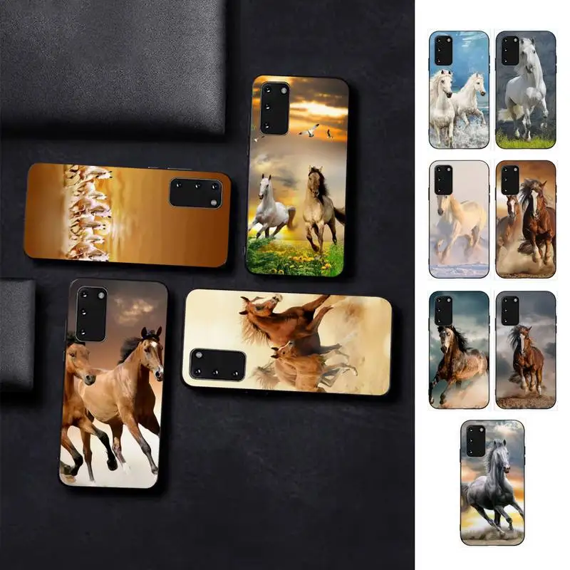

Running Horse Phone Case for Samsung S10 21 20 9 8 plus lite S20 UlTRA 7edge