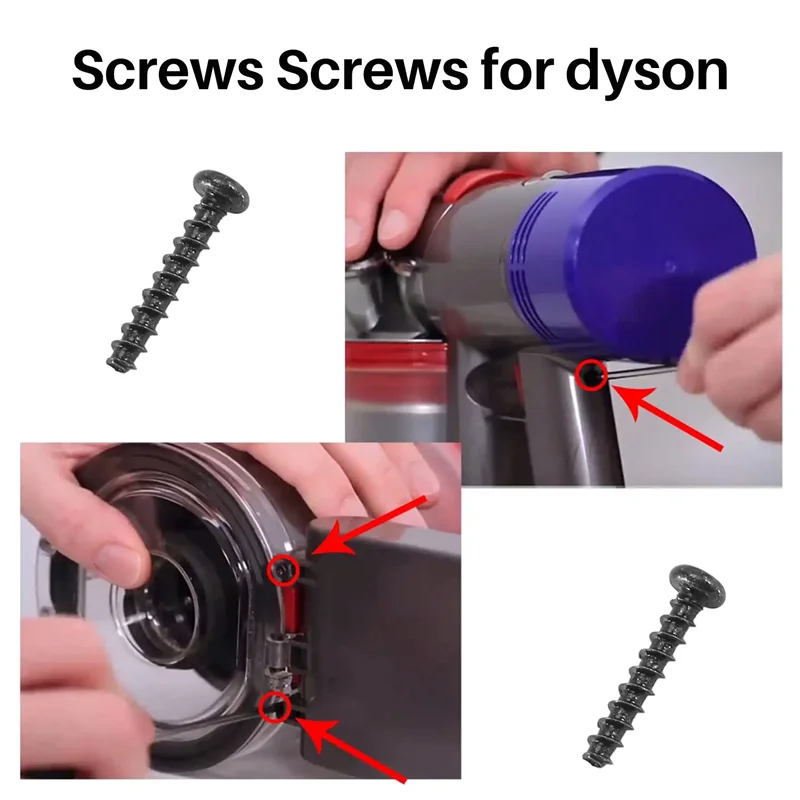 Универсальные винты для пылесоса Dyson V6 V7 V8 V10 V11 блок питания/аккумулятор SV09 SV10 SV11