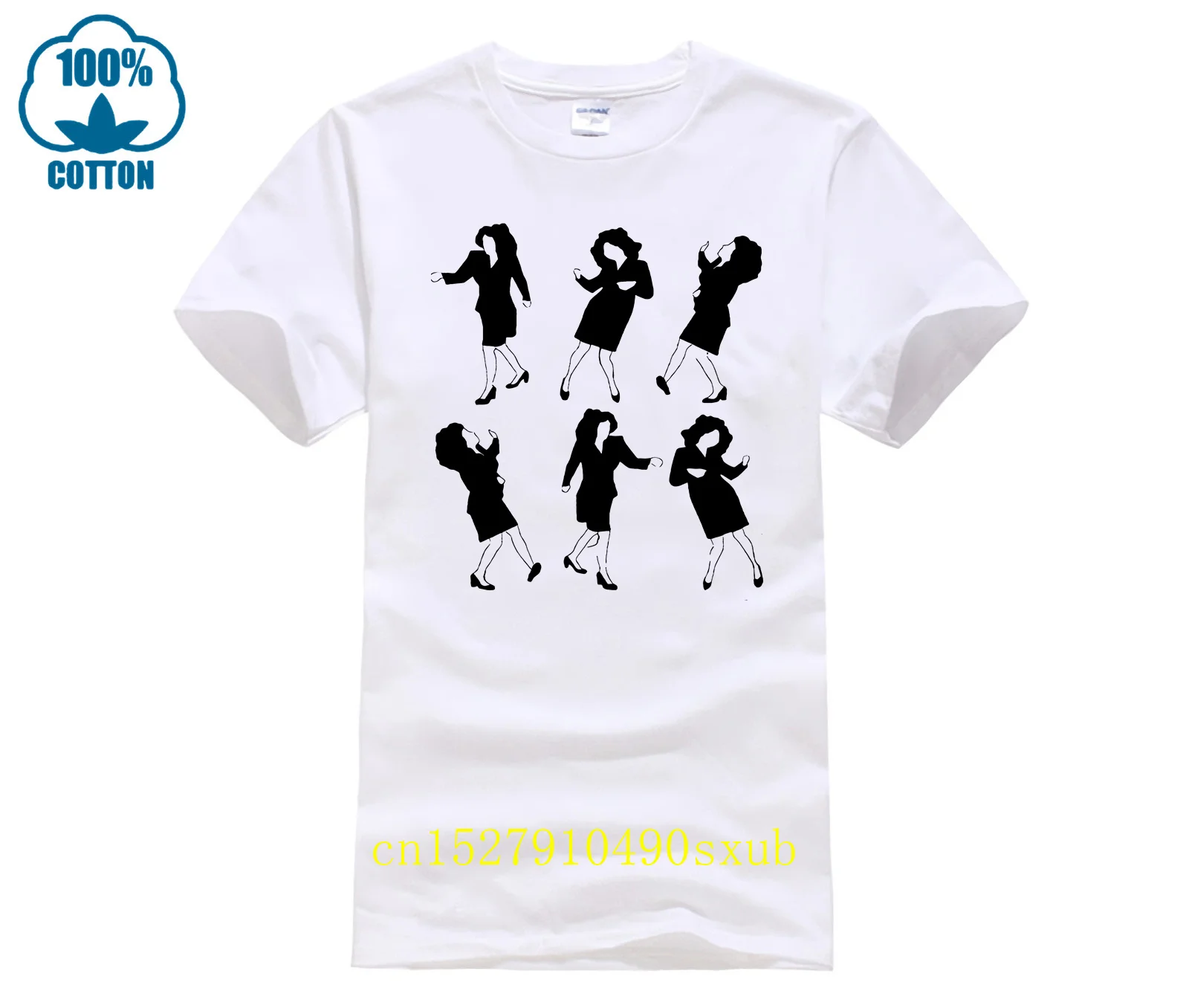 Модная хлопковая 2023 трендовая футболка Elaine Dance Seinfeld белая рубашка