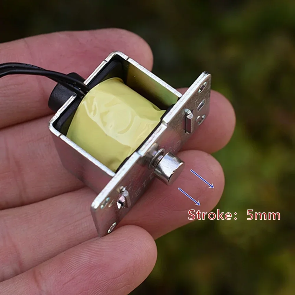 DC 12 В Мини 22 мм двухтактная квадратная электромагнитная рамка через