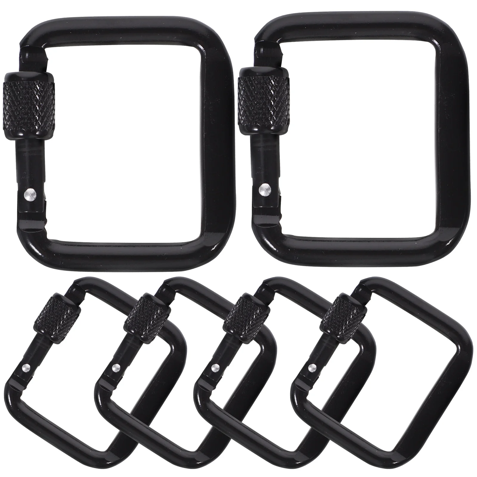 

Camping Button Carabiner Durable Keychains Portable Buckle Outdoor Hiking Clasp Mountain Climbing