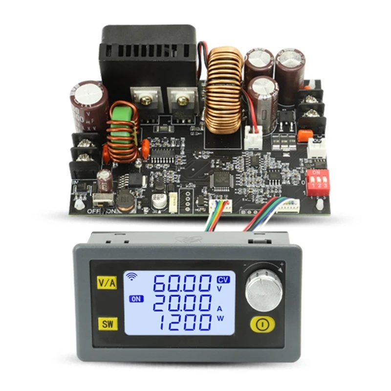 DC-DC 20A  Converter 6-70V to 0-60V Step-Down Voltage-Regulator High-Power Module with LCD Display XY6020L