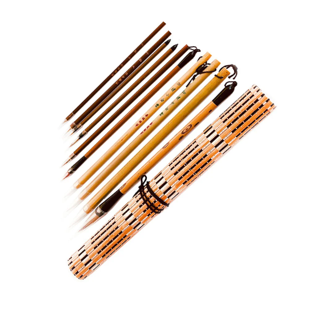 

Brush Chinese Calligraphy Set Watercolor Painting Ink Sumi Water Brushes Pens Japanese Kanji Drawing Writing Pengiftpencils