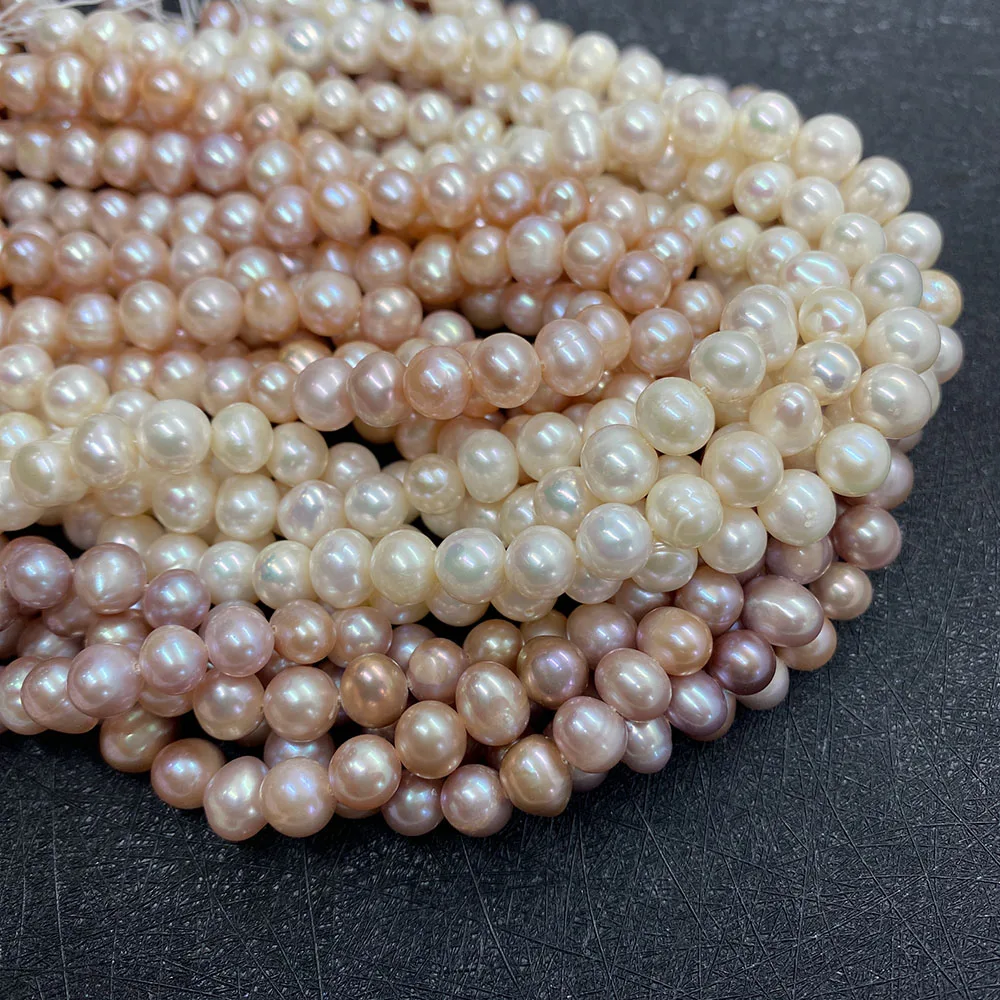 

Natural Freshwater Pearls Potato Shape Loose Beads 4mm Grade A Pearl DIY Making Necklace Earring Small Beads Jewelry Accessories