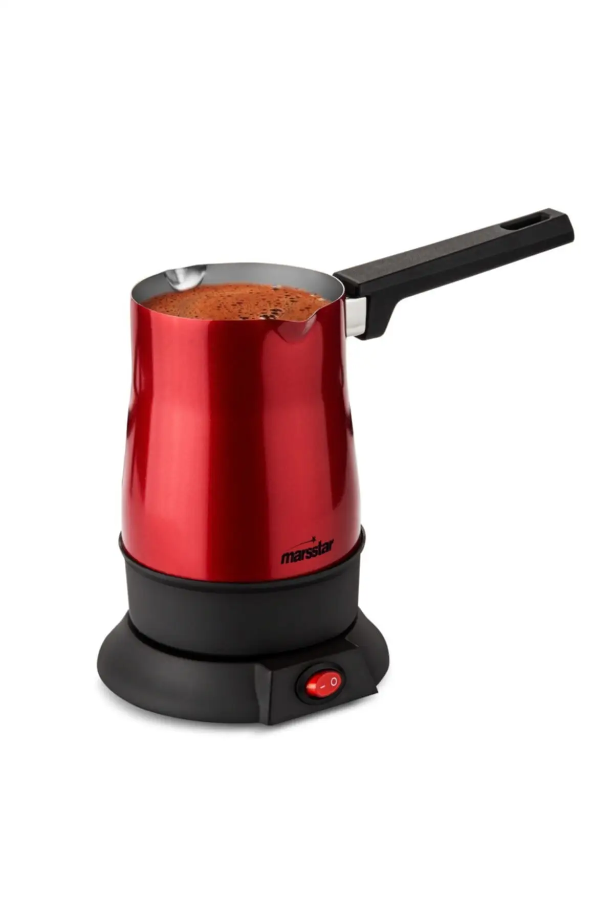 

Steel Body Broken English Coffee Machine Red