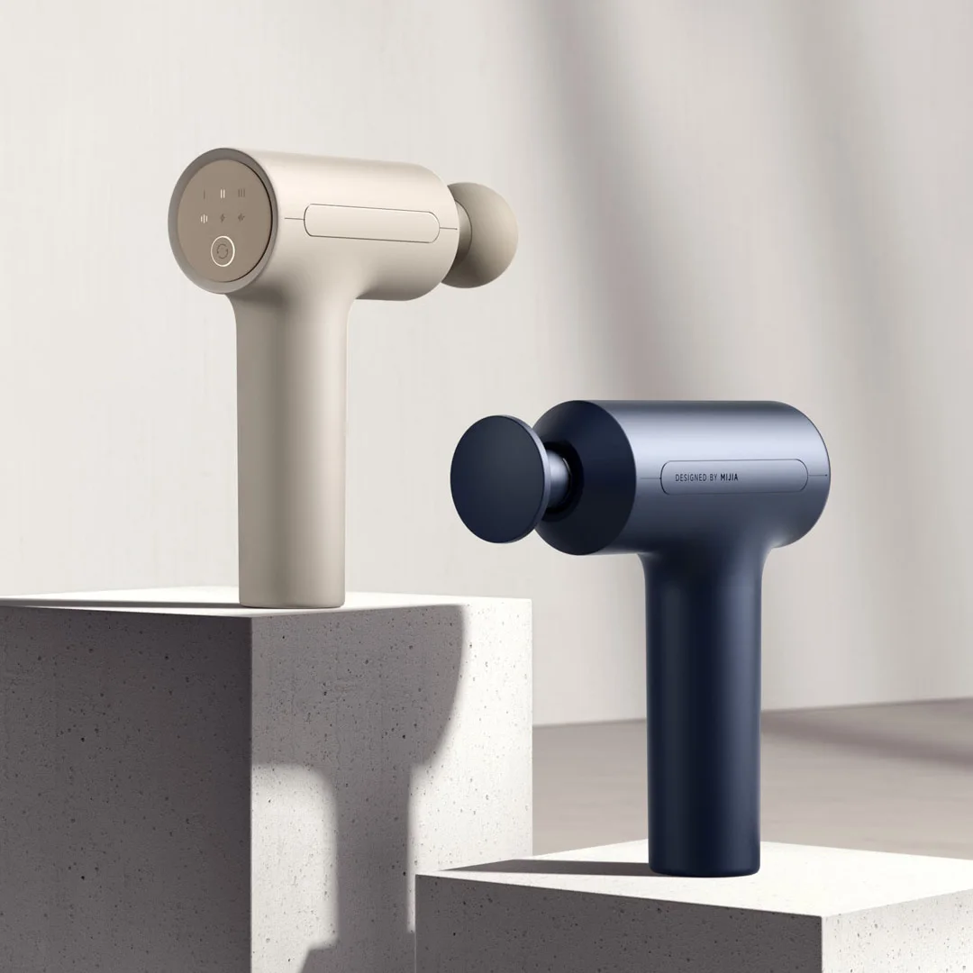 Xiaomi Mijia Fascia Gun 3 Массажер Для Мышц С 2 Режимами 2450 Мач Массажных Головок Глубоких