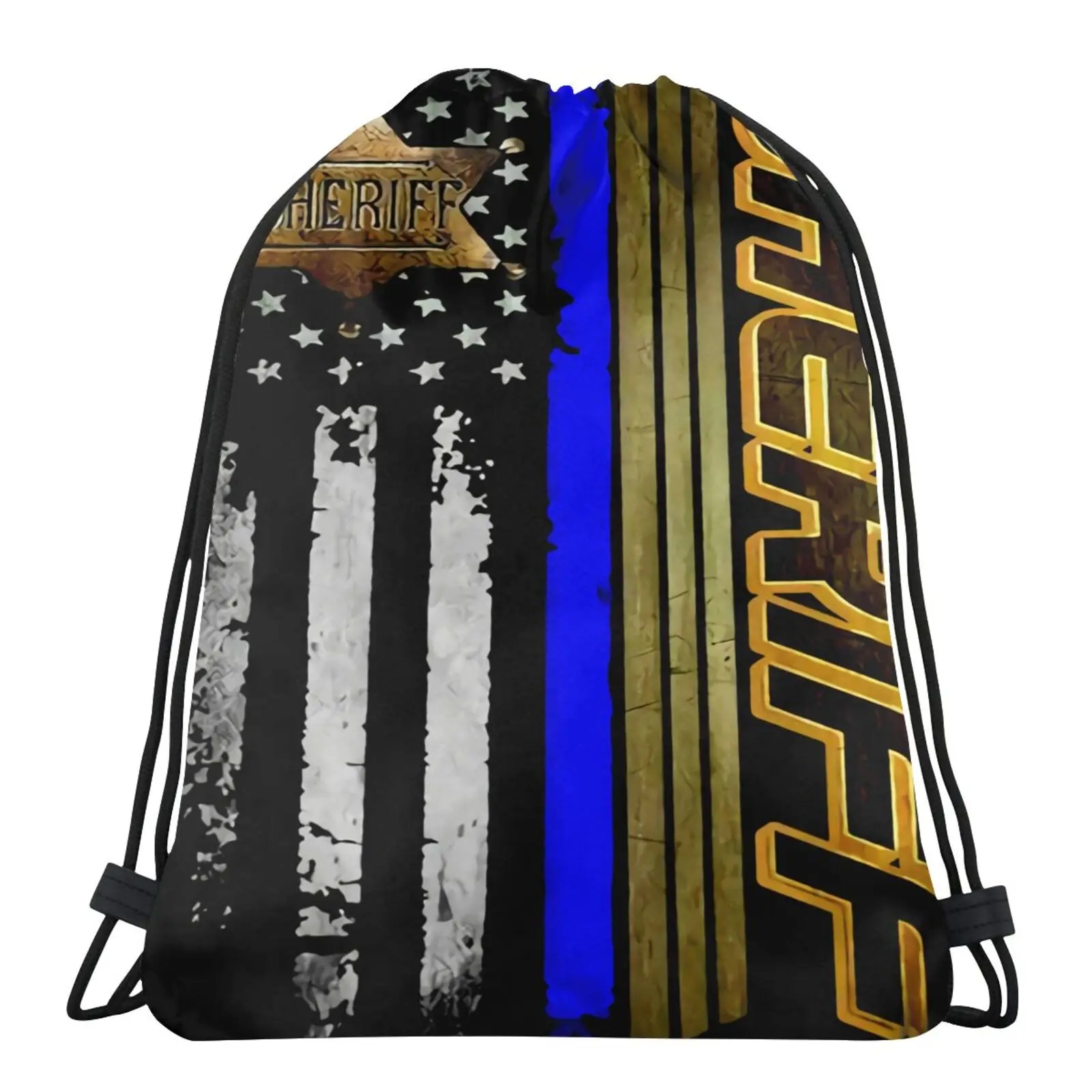 

Рюкзак мужской под заказ, сумочка для обуви с флагом шерифа, мешок-мешок, мешок для спортзала, детская спортивная сумка