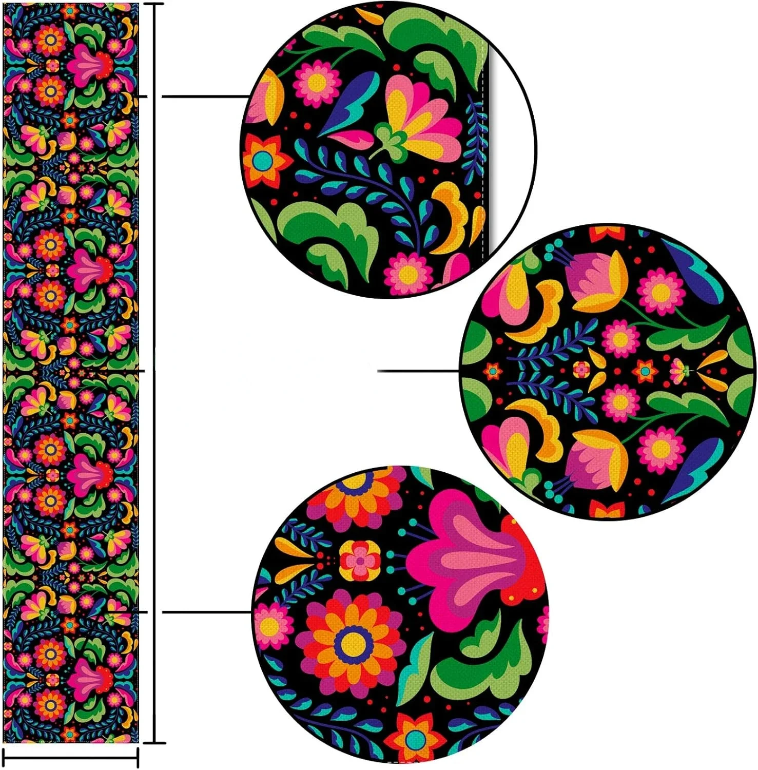 Мексиканские праздничные льняные скатерти украшение для столовой моющиеся