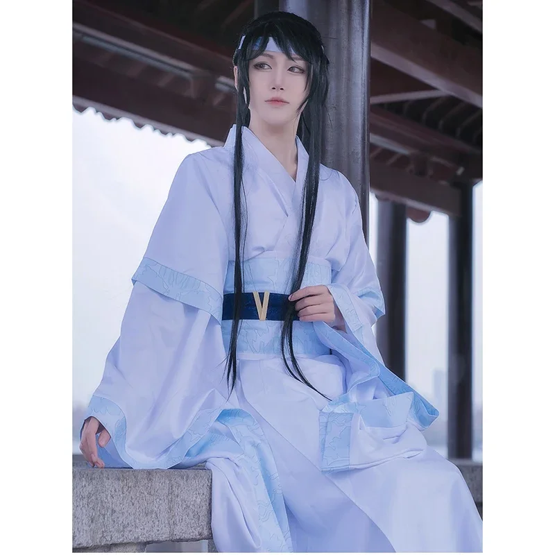 Фото Мужской парик Grandmaster of Demonic Cultivation, костюм на Хэллоуин, Mo Dao Zu Shi Lan Sizhui Lan Jingyi, карнавальный костюм, 2025, ГОРЯЧАЯ ПРОДАЖА №4