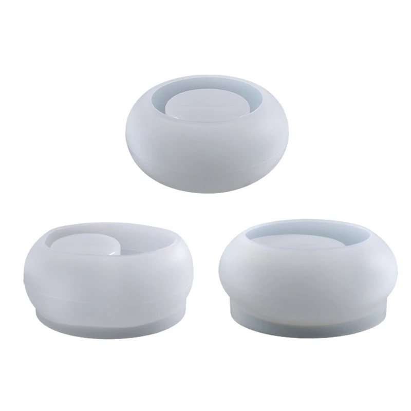 

R3MC Tealight Candle Holder Mold for Epoxy Resin Silicone Candle Holder Resin Mold Flowerpot Plant Pot Molds