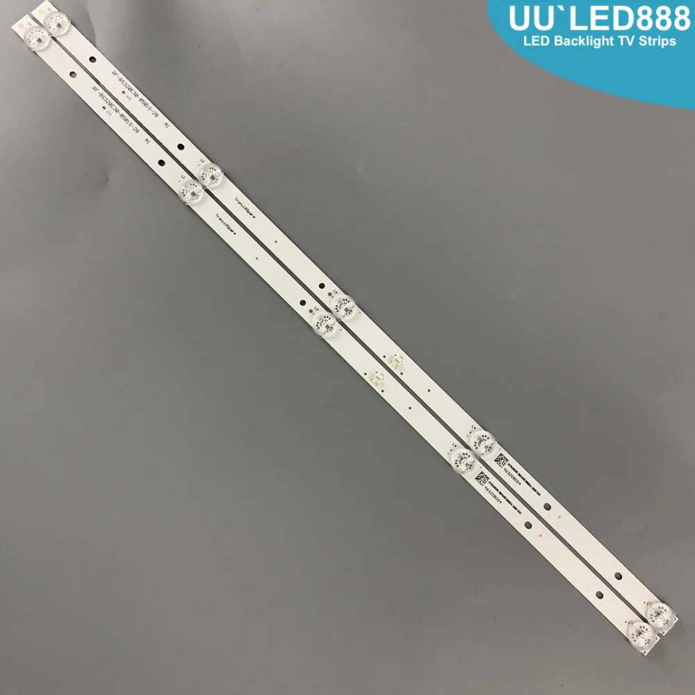 

552mm LED Backlight strip 5 lamps (6v) Hyindai LED32-ES5004 h-led32r505bs2s RF-BS320E30-0501S-28 For 32f1000 v320dj8-q01