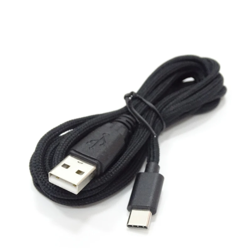 

Новинка 2023, DIY USB-кабель для мыши типа C, USB-кабель для зарядки мыши 1,8 м, черная мышь и провод для клавиатуры, запасная часть для ремонта