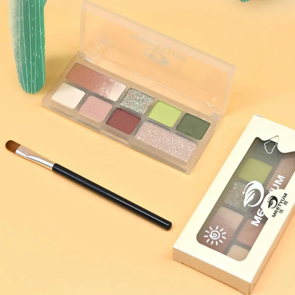 

8 Color Glitter Eyeshadow Easy To Color Long Lasting Eye Shadow Pure Desire Wind Not Easy To Smudge Eyeshadow Female Makeup