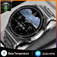 2022 new ecgppg smart watch men health heart rate blood pressure watches ip68 waterproof sport smartwatch men for huawei xiaomi