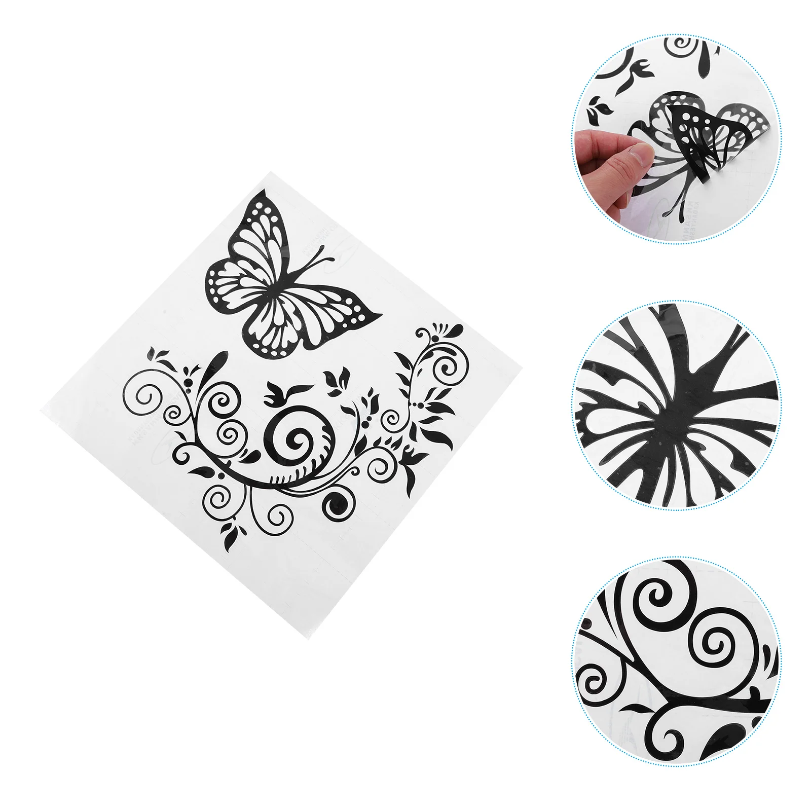

Animal Flower Vine Butterfly Car Sticker Window Stickers Refrigerator Decoration Pvc Auto