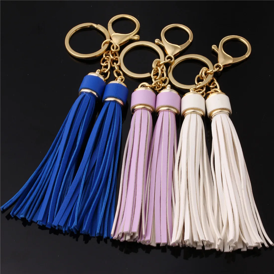 1 шт. 17 см Подвеска-кисточка из искусственной кожи Пряжка для ключей аксессуары