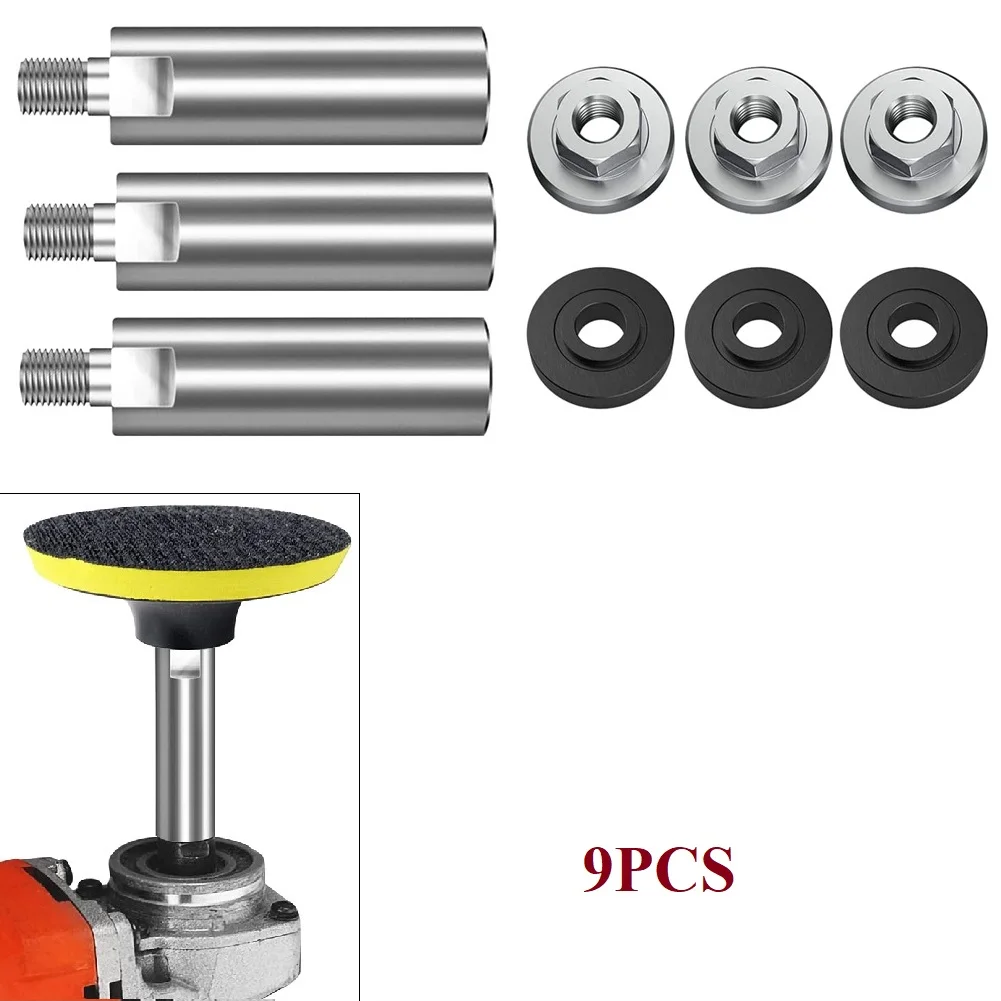

Angle Grinder Extension Connecting Rod M10 Thread 80mm With Grinder Nuts For Angle Grinder Polishing Pad Grinding Connection