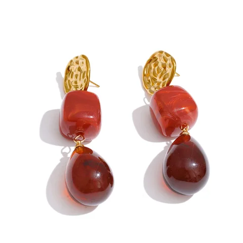 Серьги-капельки Yhpup из нержавеющей стали