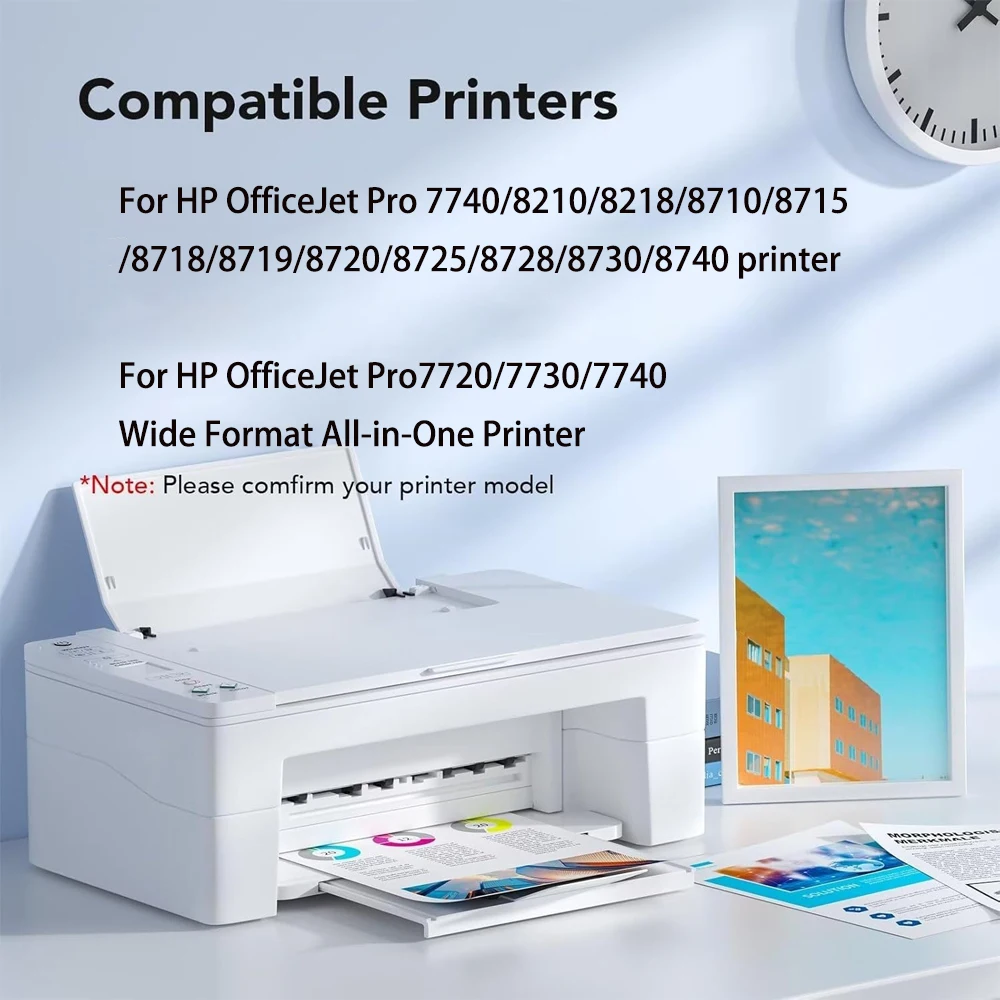 Фото 952XL 953XL 954XL 955XL многоразовый картридж сброса чипа для HP Officejet Pro 7720 7730 7740 8210 8218 8710 8715 8720 8730 №2