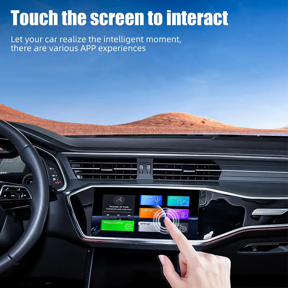 

Wireless CarPlay Ai Box AN11 Auto Multi-Control Car Video Player Box GPS WIFI BT With Screen Operation AirPlay Mirror-Linking