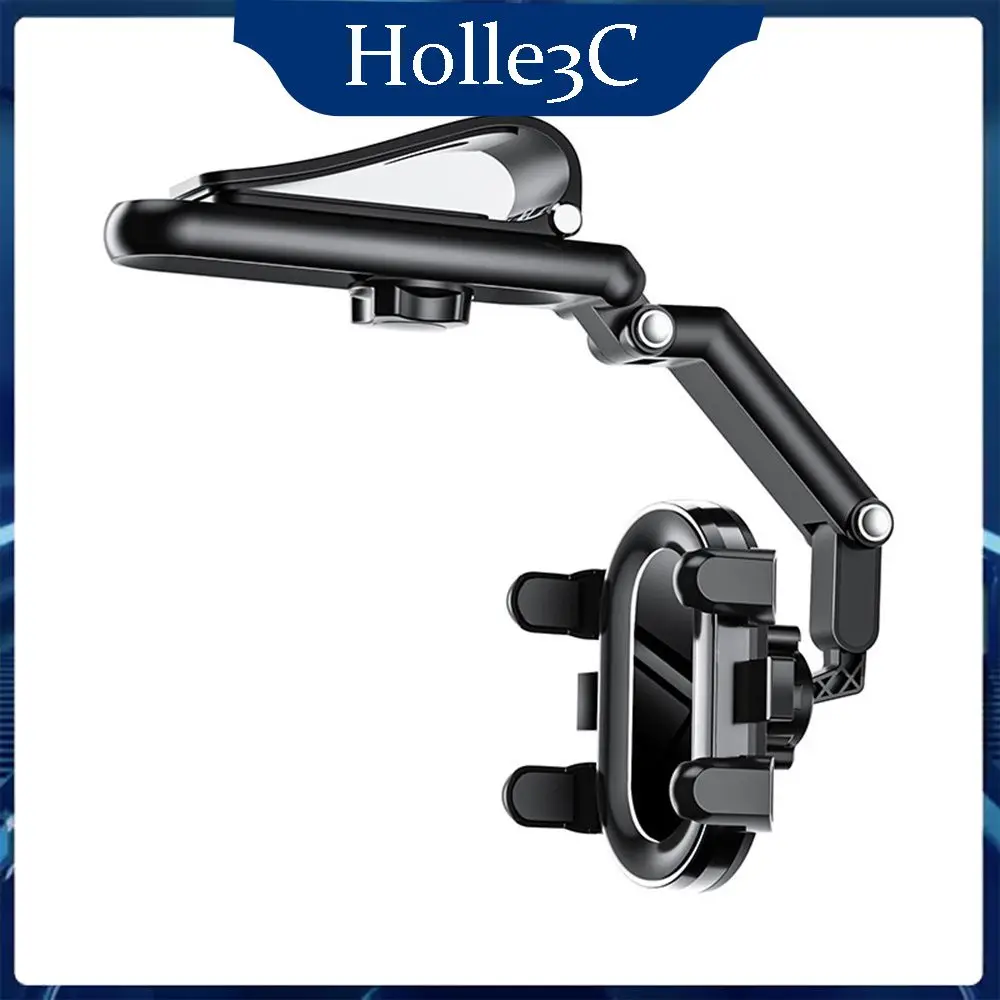 

1080 Degree Rotation Car Support Adjustable Facilitate Navigation Rear View Mirror Buckle Holder Mobile Phone Bracket