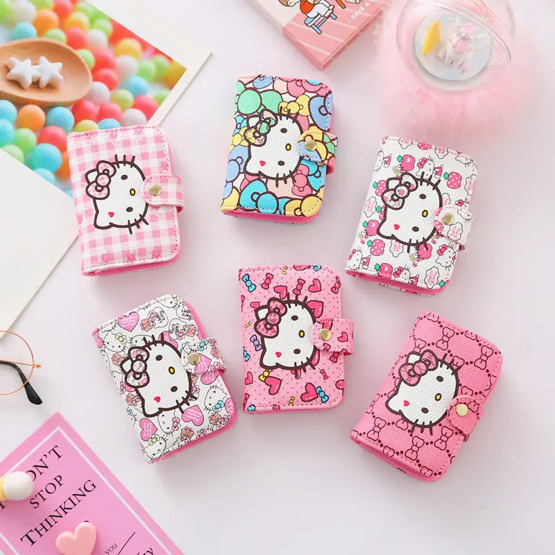 

Takara Tomy Hello Kitty Изысканная Женская Элитная модель большой емкости с несколькими карманами для карт