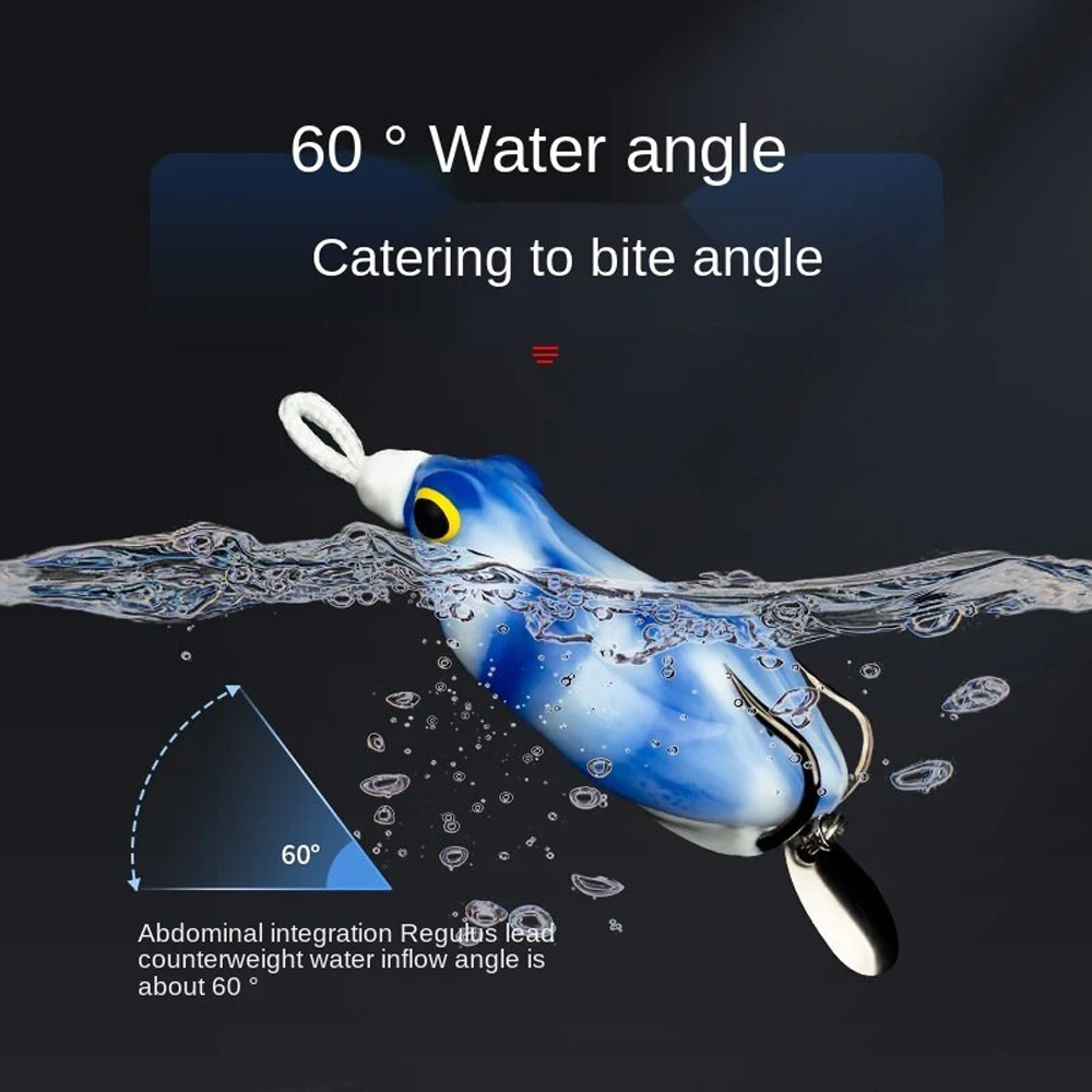 Рыболовная приманка-лягушка 6 5 см 14 8 г Мягкая приманка ложка с крючком в виде