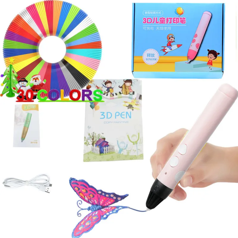 

3d Ручка низкая температура для детей 3d принтер Ручка 3d Ручка для рисования Оригинальные подарки PCL нить печать Развивающие игрушки для девочек