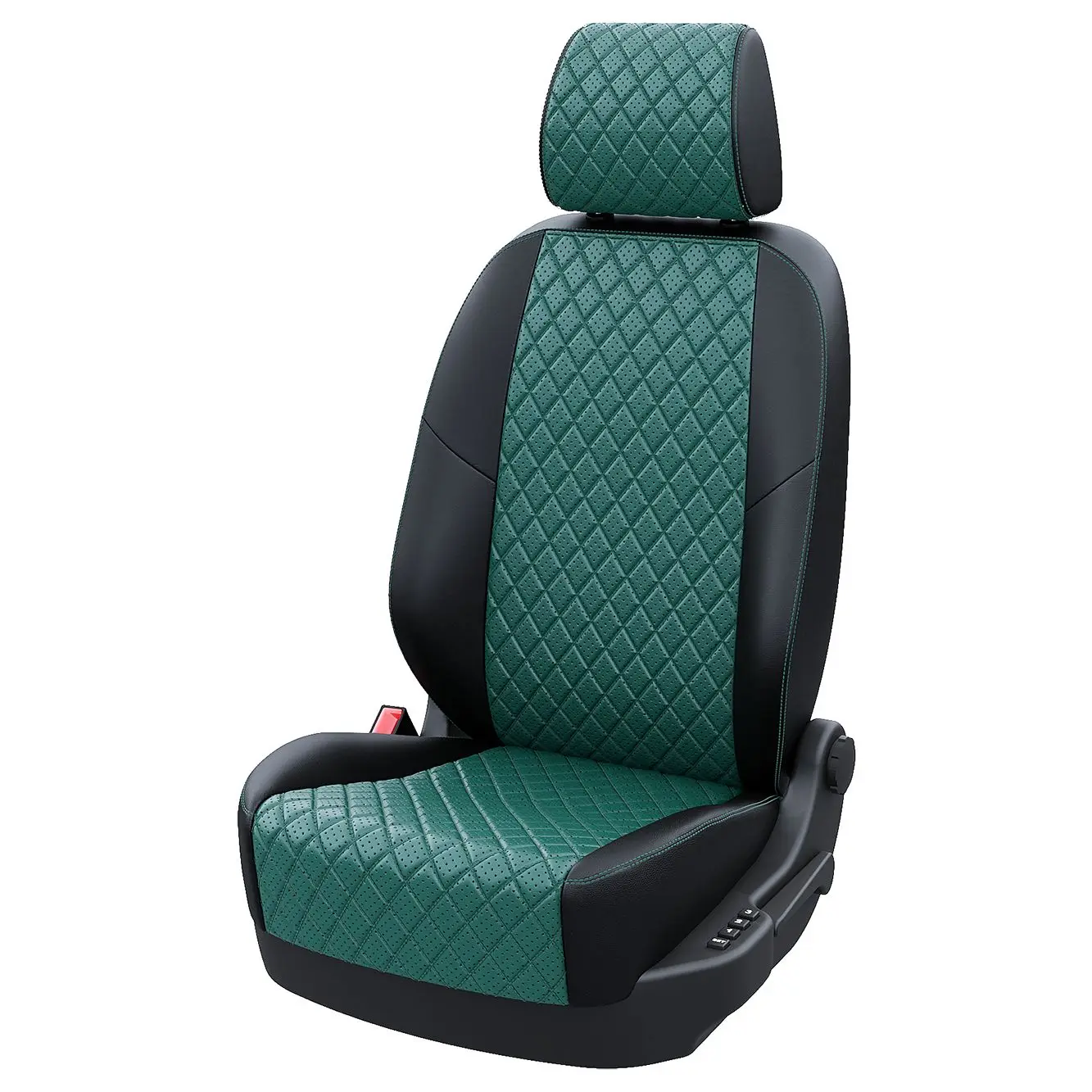 Чехлы на сиденья ГАЗ Газель Некст 2013-2016 Экокожа с ромбом